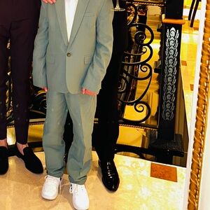 Boys, Classic Green Suit